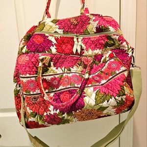 LARGE VERA BRADLEY DUFFLE ,COIN ID and WALLET